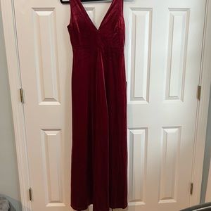 Lulus Love Spell Burgundy Maxi Dress